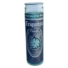 7 Day Glass Ritual Candle - Triquetra - Patchouli (Each)