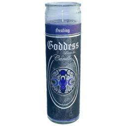 7 Day Glass Ritual Candle - Goddess - Lavender (Each)