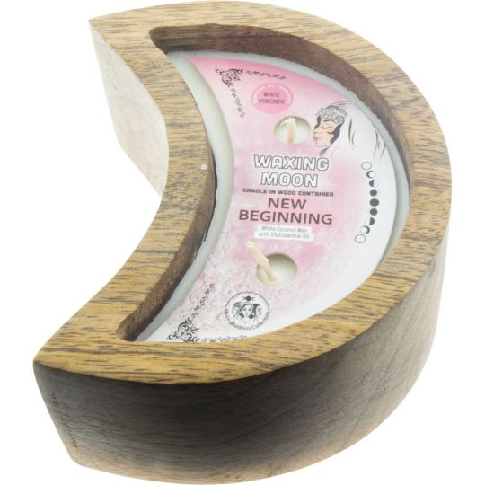 Moon Maidens Candle Collection - Waxing Moon - White Hyacinth (Each)