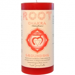 Pillar Chakra Red-Root Muladhara (Each)