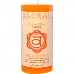 Pillar Chakra  Orange-Sacral Svadisthana (Each)