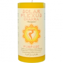 Pillar Chakra  Yellow-Solar Plexus Manipura (Each)