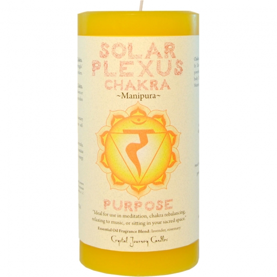 Pillar Chakra  Yellow-Solar Plexus Manipura (Each)