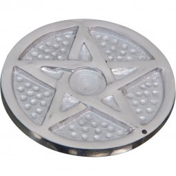 Aluminum Incense Holder - Pentacle (Each)