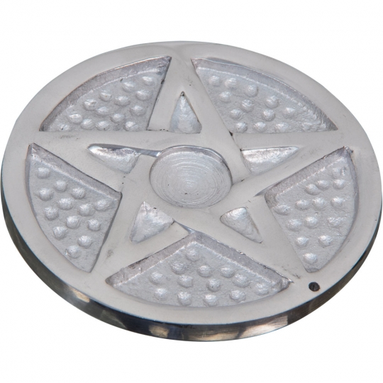 Aluminum Incense Holder - Pentacle (Each)