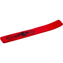 Painted Wood Incense Holder - Dragon Red (Each)
