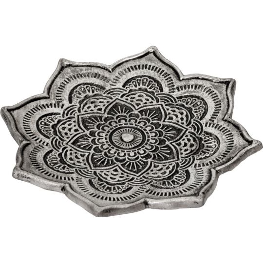 Aluminum Incense Holder - Lotus Flower (Each)