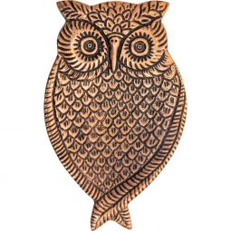 Aluminum Incense Holder Copper - Owl (Each)
