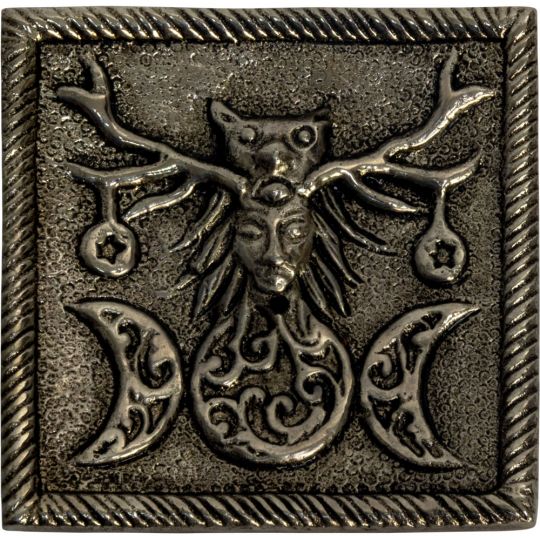 Aluminum Square Incense Holder - Pagan (Each)