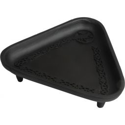 Cast Iron Incense Holder Triangle - Pentacle w/ Raven (Each)