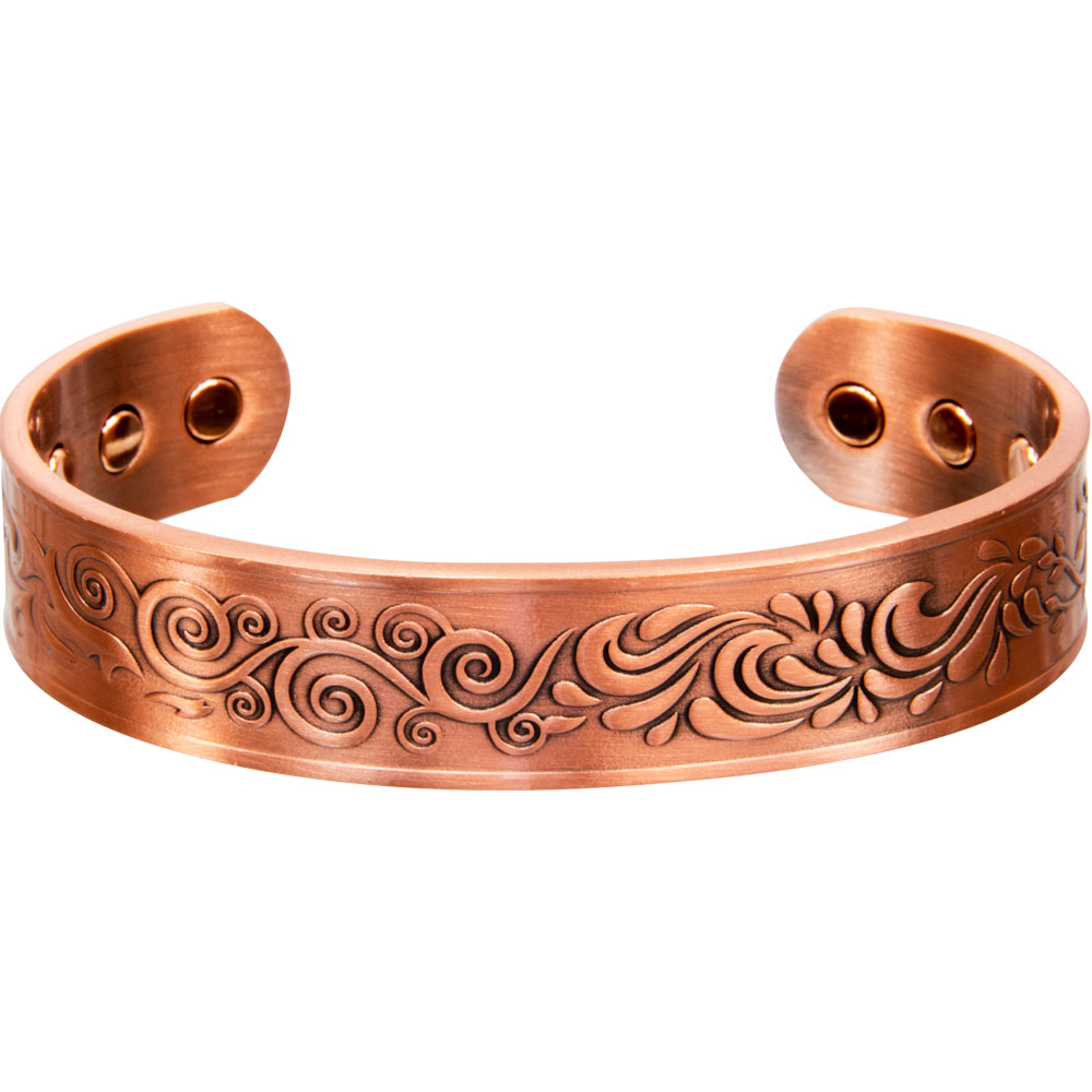 Magnetic Copper BRACELET - 4 Elements - Antique Copper (Each)