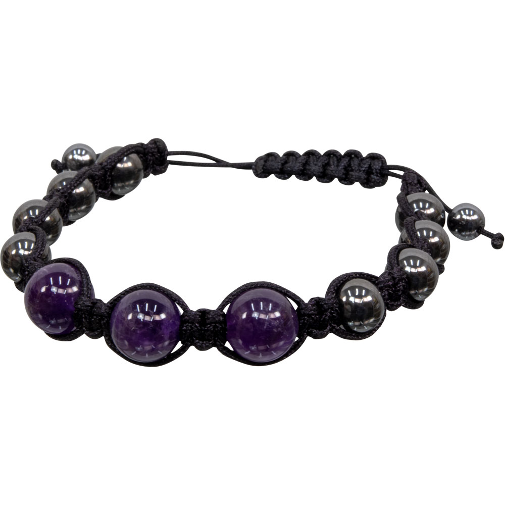 Magnetic Hematite BRACELET - Amethyst (Each)