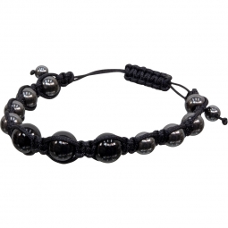 Magnetic Hematite Bracelet - Black Onyx (Each)