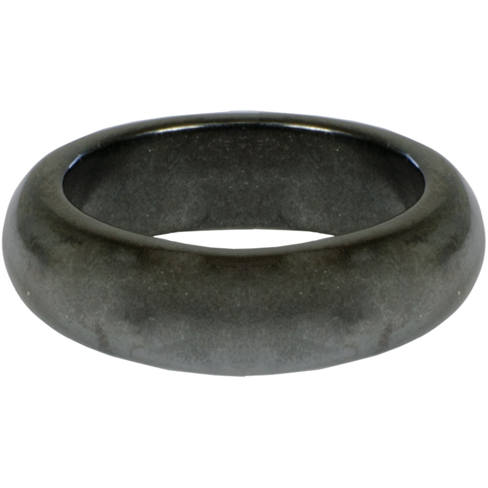 HEMATITE Ring Plain Round Band Magnetic (Pk 50)