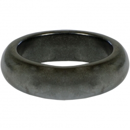 Hematite Ring Plain Round Band Magnetic (Pk 50)