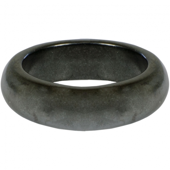 Hematite Ring Plain Round Band Magnetic (Pk 50)
