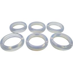 Gemstone Rounded Opalite Rings - Size 10 (Pack of 6)