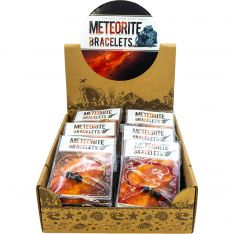 Adjustable Bracelets - Meteorite & Lava Stone (Display of 24)