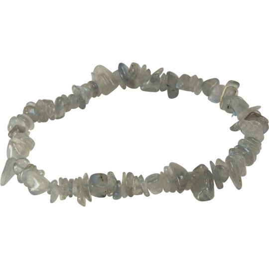 Elastic Chips Bracelet - Moonstone (Each)