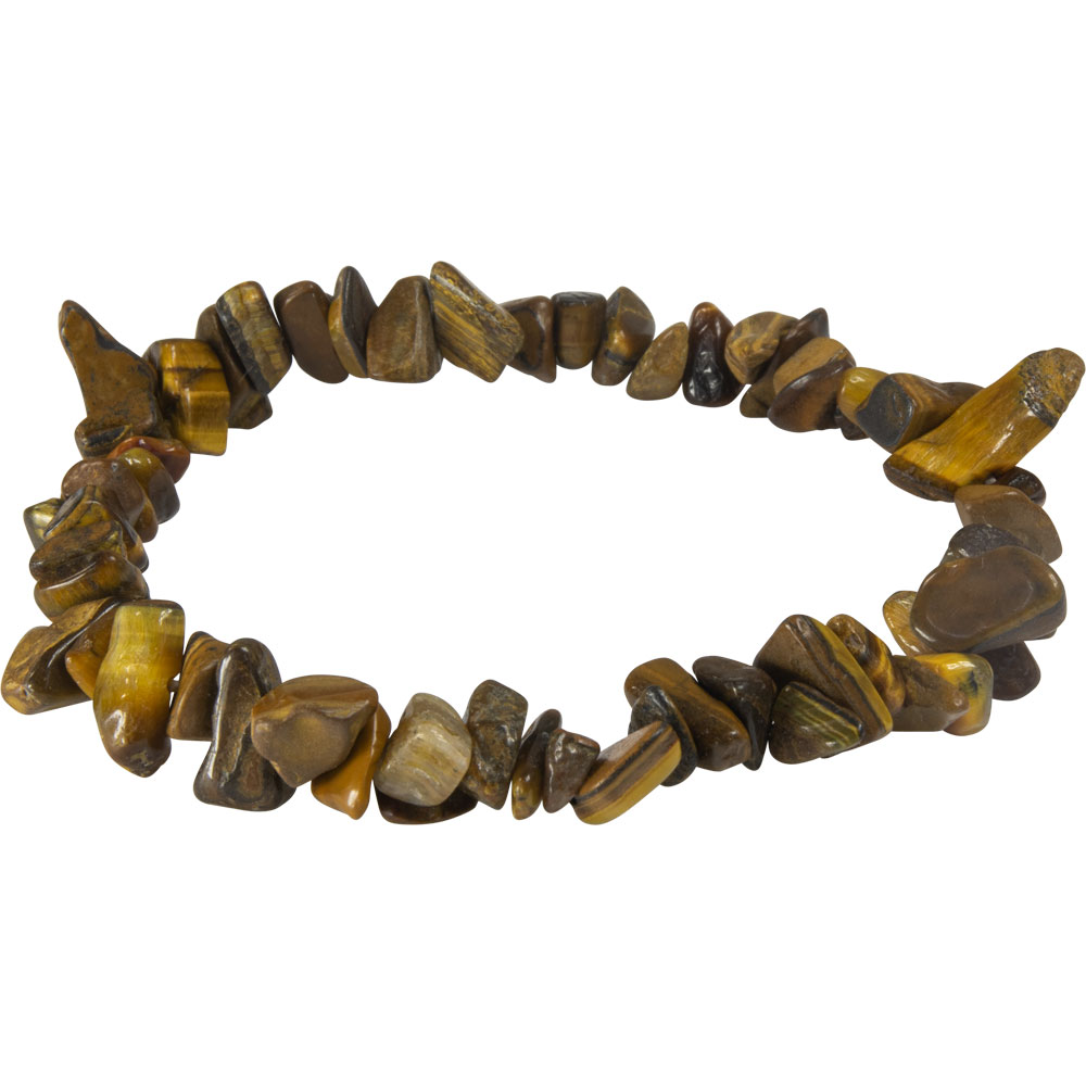 Elastic Chips BRACELET - Tiger Eye (Each)