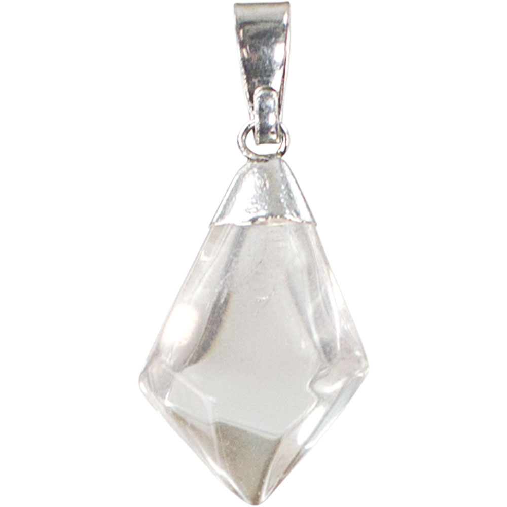 Diamond Shape Stone PENDANTs Clear Crystal (Each)