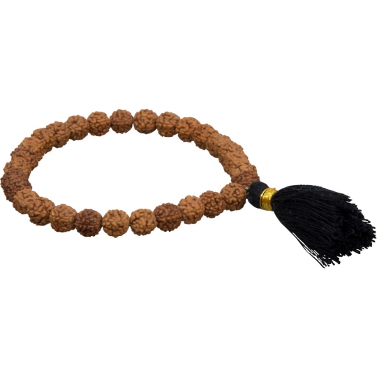 Rudraksha Seeds Mala Bracelet - Natural (Each)