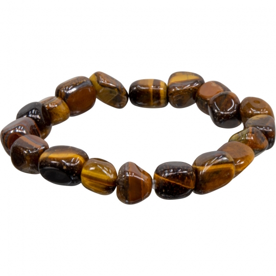 Tumbled Stones Bracelet Tiger Eye (pack of 6)