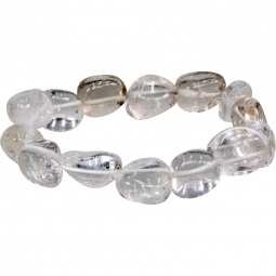 Tumbled Stones Bracelet Clear Quartz (pack of 6)