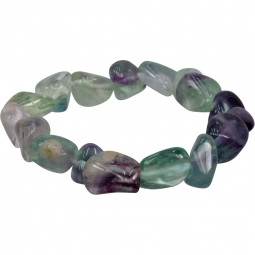 Tumbled Stones Bracelet Fluorite (pack of 6)