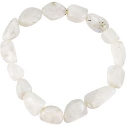 Tumbled Stones Bracelet Rainbow Moonstone (Pack of 6)