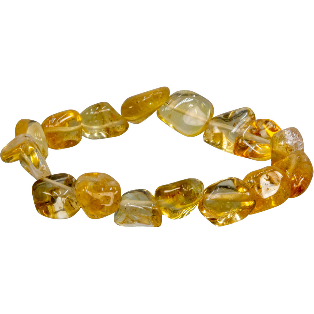 Tumbled Stones BRACELET Citrine (Pack of 6)