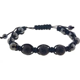 Magnetic Hematite Bracelet - Lava (Each)