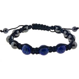 Magnetic Hematite Bracelet - Lapis (Each)
