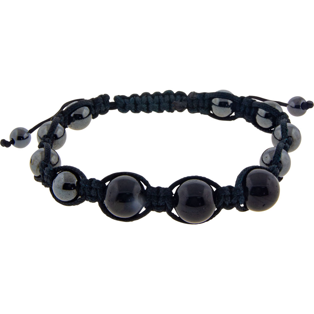 Magnetic HEMATITE Bracelet - Black Tourmaline (Each)