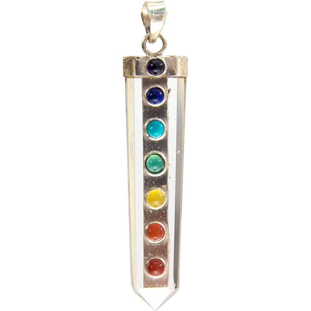 Point PENDANT Chakra Balancing Clear Qtz (Each)