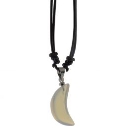 Gemstone Moon Necklace - Opalite (Each)