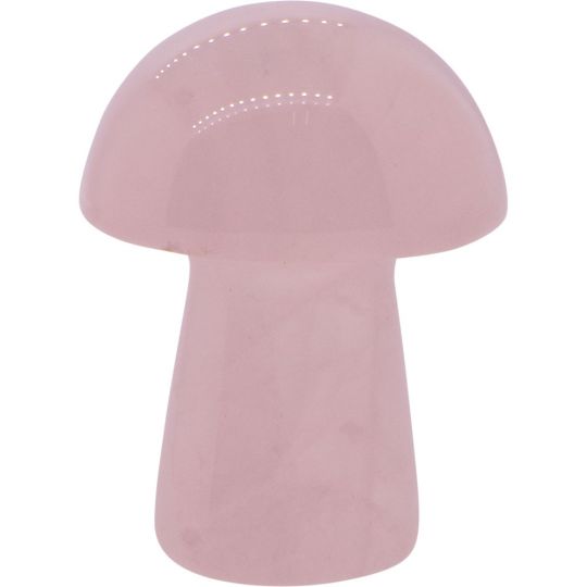 Gemstone Mini Mushroom - Rose Quartz (Each)