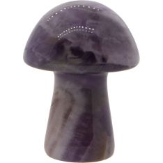 Gemstone Mini Mushroom - Amethyst (Each)