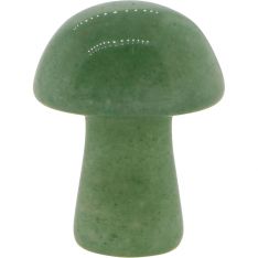 Gemstone Mini Mushroom - Green Aventurine (Each)