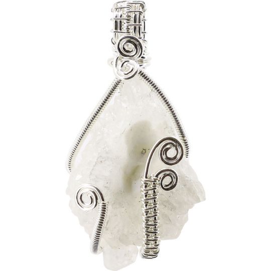 Wire Wrapped Pendant - Apophyllite Cluster (Each)