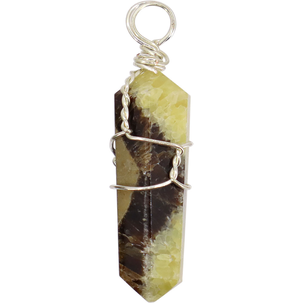 Wire Wrapped Point PENDANT - Septerian Jasper (Pack of 5)
