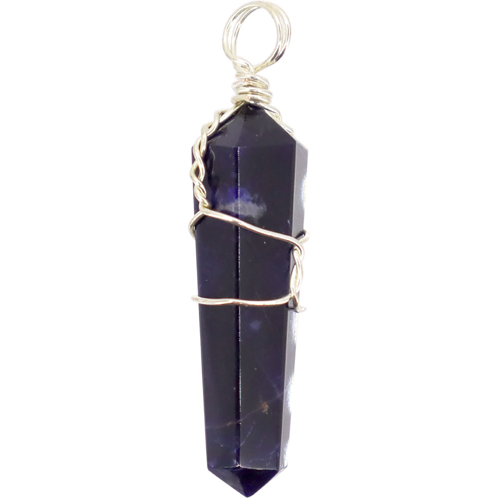 Wire Wrapped Point PENDANT - Sodalite (Pack of 5)