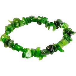 Elastic Chips Bracelet - Nephrite (Each)