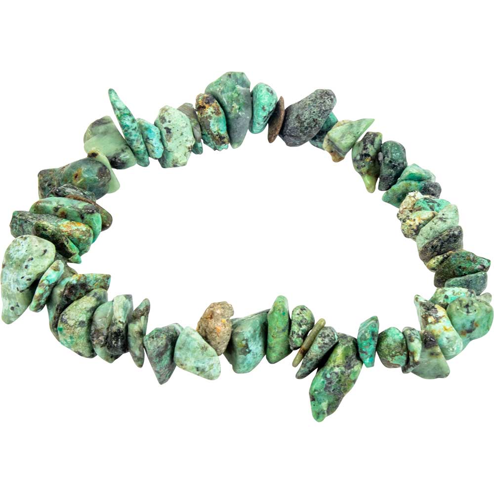 Elastic Chips Bracelet - African Turquoise (Each): Kheops