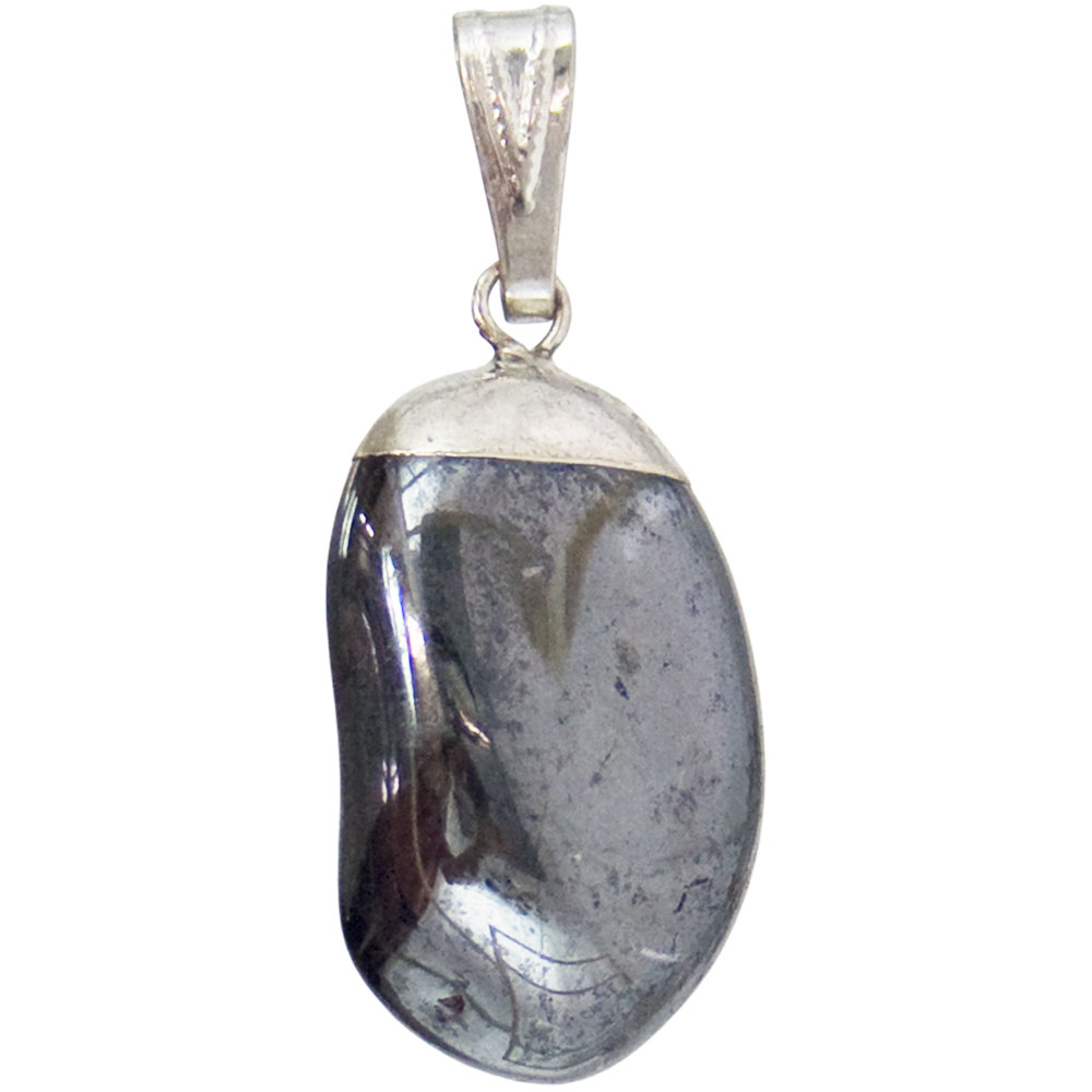 Tumbled Stone PENDANT Hematite (each)