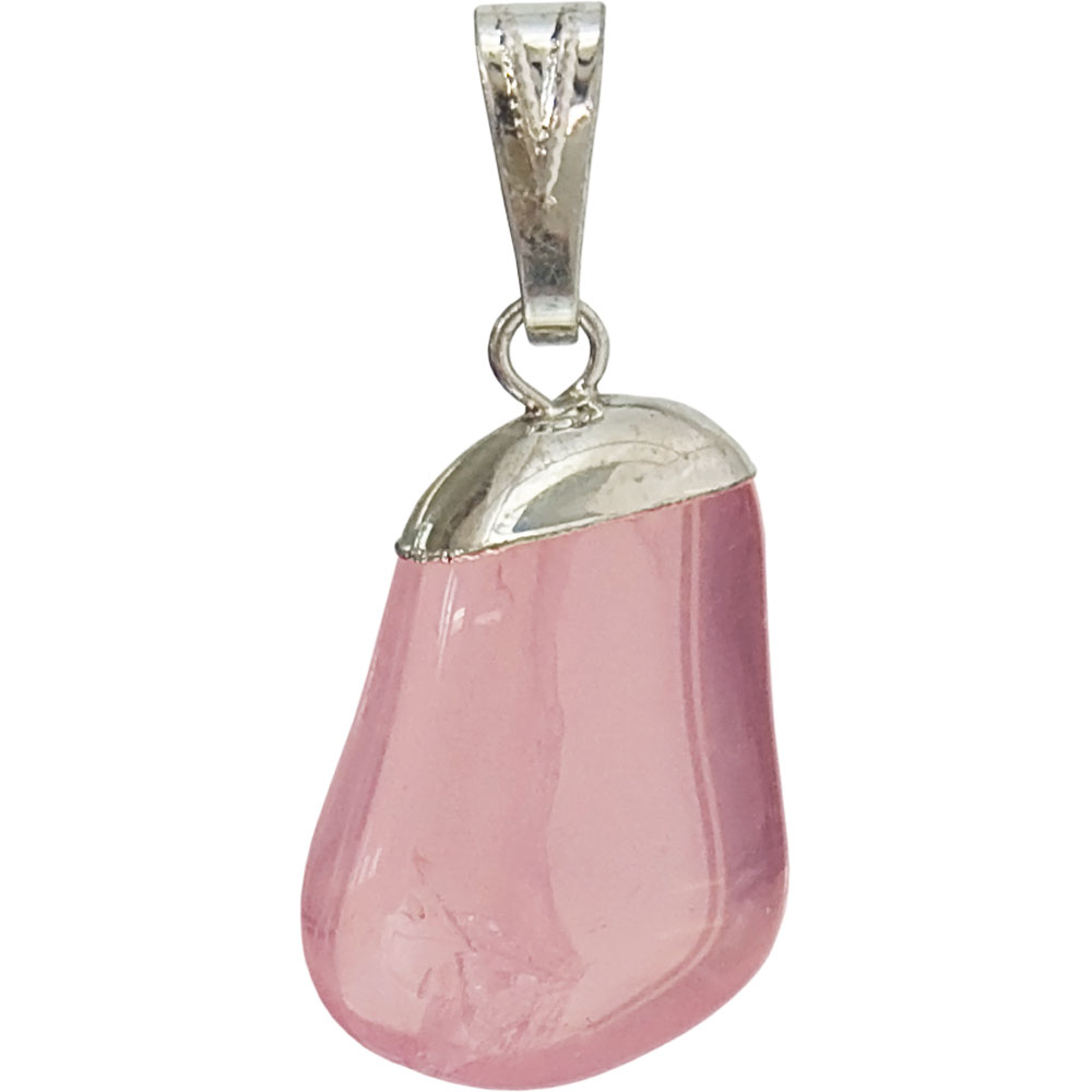 Tumbled Stone PENDANT Rose Quartz (each)