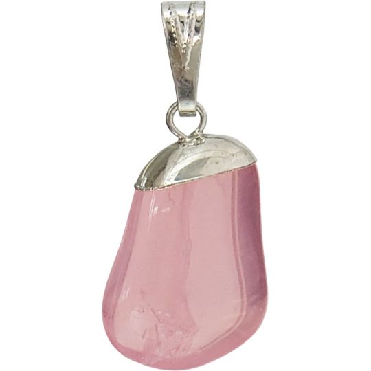 Tumbled Stone Pendant Rose Quartz (each)