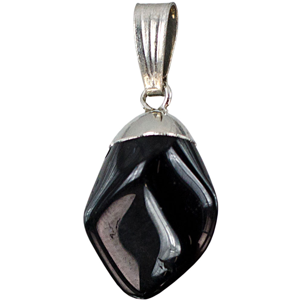 Tumbled stone PENDANT Black Onyx (Each)