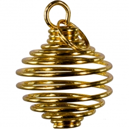 Small Tumbled Stone Cage Empty Gold (pack of 6)