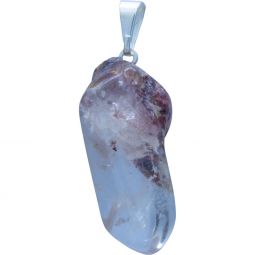 Tumbled Stone Pendant - Crystal w/ Inclusion (Pack of 5)